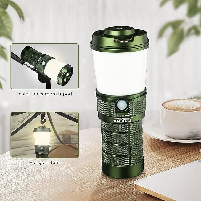 Sofirn BLF LT1 Lantern, Rechargeable Camping Waterproof Light Stepless Adjustable Color Temperature 2700K - 5000K 90 CRI, with USBA to USBC Cable and Anduril 2.0 UI (Carry Case Excluded)