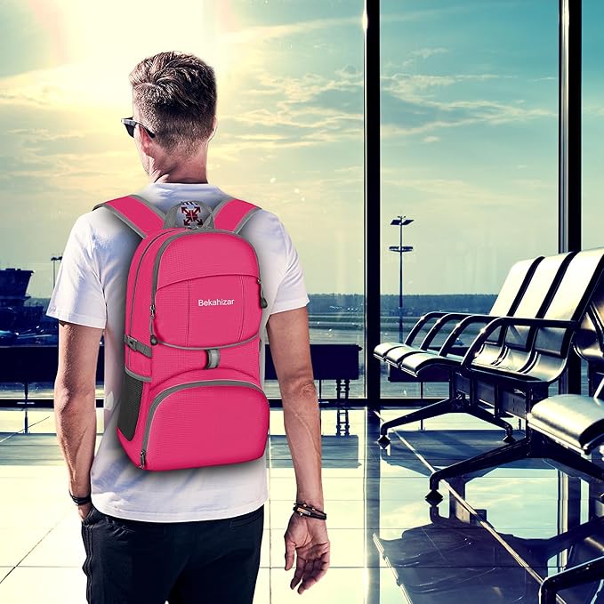 35L Lightweight Backpack Foldable Hiking Daypack Packable Travel Day Bag for Men Women Outdoor Walking Camping