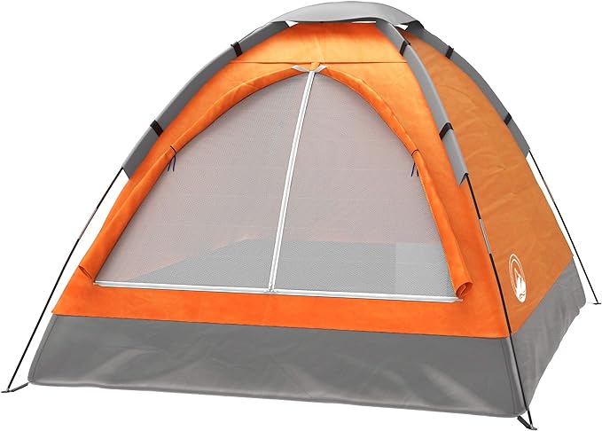 2 Person Camping Tent with Rain Fly and Carrying Bag