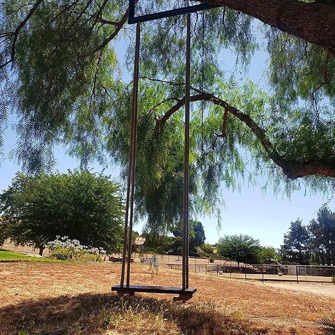 1 Inch Natural Jute Rope, 10 Feet Thick Hemp Rope, 4 Strands Twisted Manila for Crafts, Docks, Nautical, Raliings, Decorating, Indoor/Outdoor Use