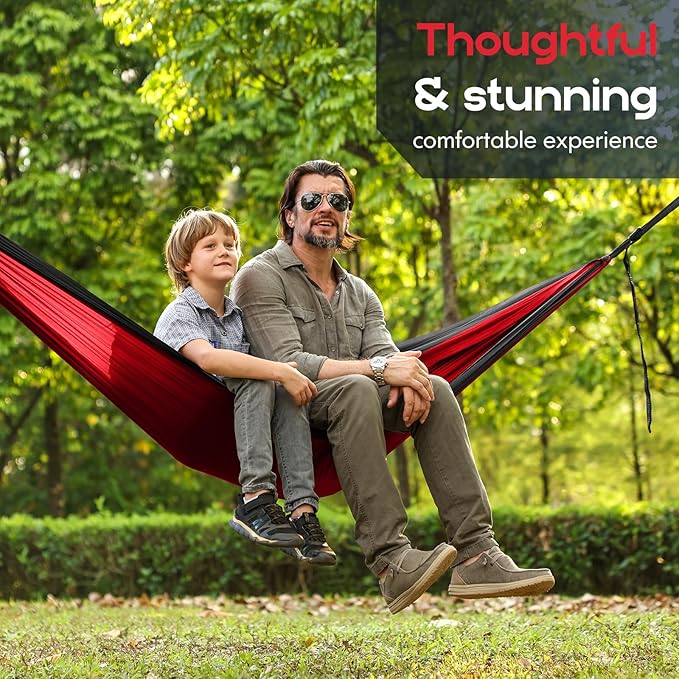 Camping Hammock Mosquito Net,Double & Single Portable Hammocks Hammocks with 2 Tree Straps,Hammock Tent for Travel Camping,Camping Accessories for Indoor Outdoor Hiking Backpacking Backyard Beach