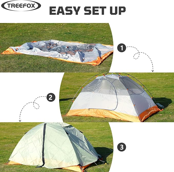 Camping Tent Portable Waterproof Instant Camping Tent with 1-Minute Setup Lightweight Tent for Camping Beach Outdoor Travel Backyard