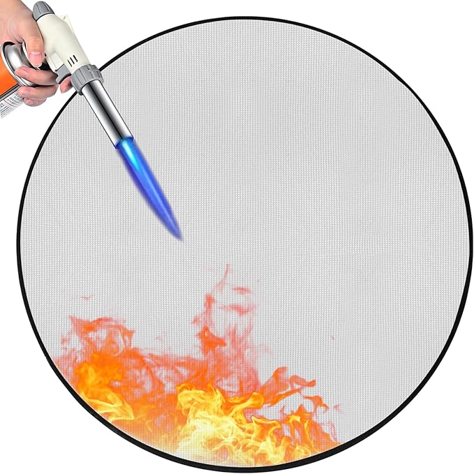 Premier 36" Grill Mat for Outdoor Grill, Fireplace Mat, Fireproof Mat for BBQ Fire Pit (36"-6LAYER)