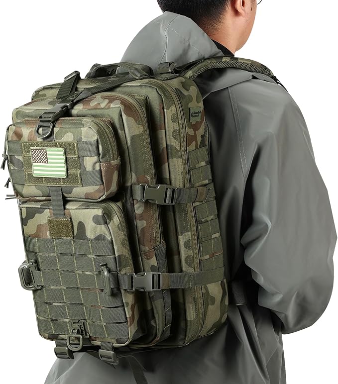 MOLLE Assault Pack, Tactical Backpack Military Army Camping Rucksack, 3-Day Pack