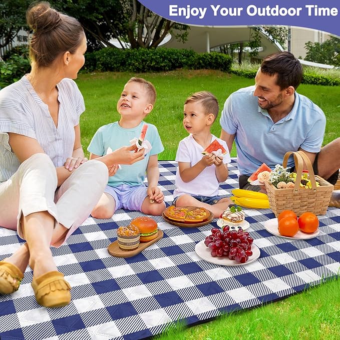 ICOSY Picnic Blankets Beach Blanket, Waterproof Outdoor Blanket Sandproof Picnic Camping Mat Camping Essentials 78" x 59"