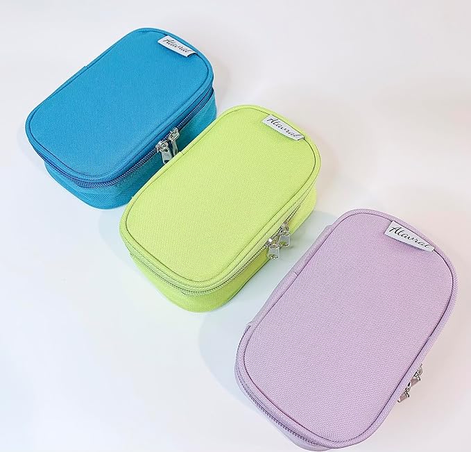 Mini Insulated Bag Snack Bag Mini Lunch Bag Insulin Bag (seablue)
