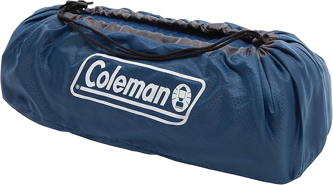 Coleman Silverton Self-Inflating Sleeping Pad, Lightweight Camping Pad with Pillow Storage Bag, Comfortable Sleeping Mat with Side Bumpers to Prevent Rolling Off and Easy Inflation