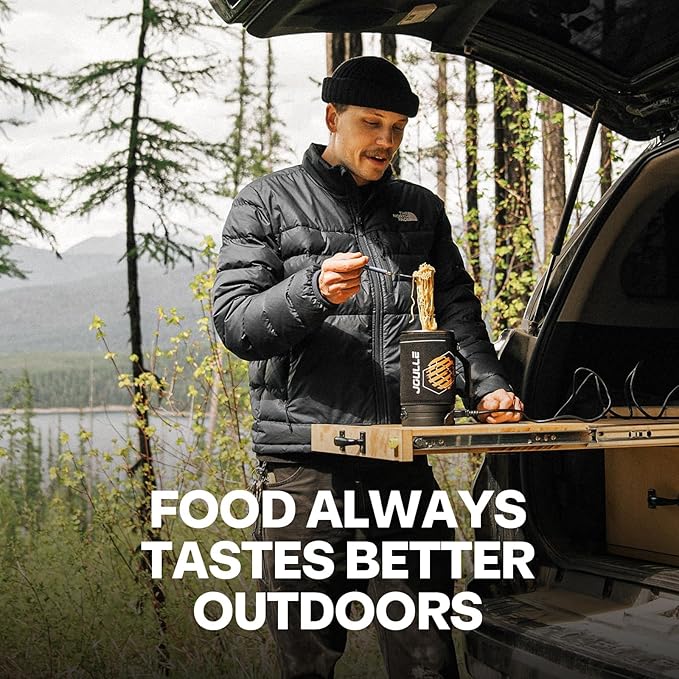 Joulle Kettle Pot, Multi-Functional Electric Camping Stove, 500 W Portable Travel Water Boiler, Non-propane Outdoor Cooking Gear for Car Camping, Vanlife, Overlanding, Ev, RV Trip