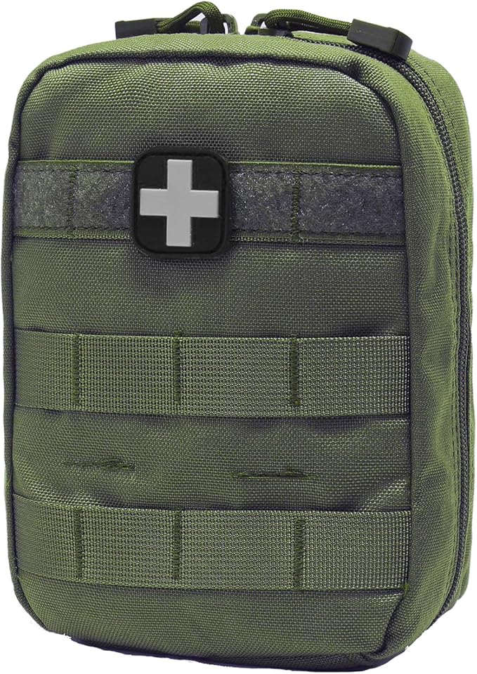Carlebben EMT MOLLE Ifak Pouch Tactical MOLLE Medical First Aid Kit Utility Pouch Olive