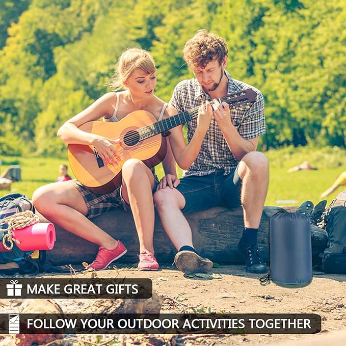 Camping Sleeping Bag for Adults Boys and Girls,Cold and Warm Weather-Summer, Spring, Fall, Lightweight, Waterproof Compact Bag for Camping Gear Equipment, Traveling, and Outdoors