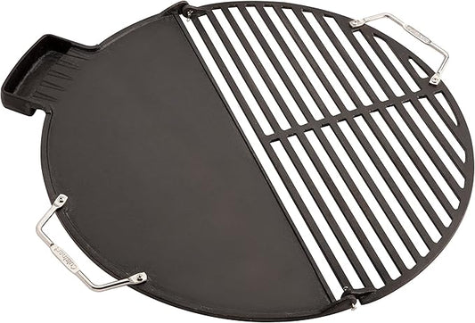 Cuisinart CHA-830 Cleanburn Fire Pit Griddle & Grill Top, Pre-Seasoned Cast Iron