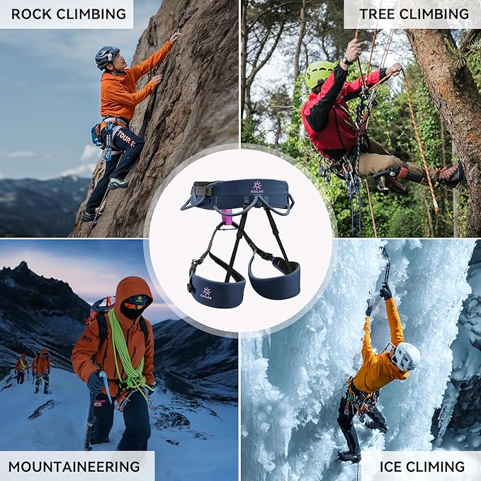 KAILAS B3 Rock Climbing Harness Men Roofing Harness Safety Belt Climbing Gear Adjustable Mountaineering Lightweight
