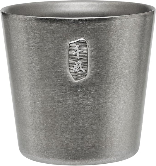 Titanium Camping Mug, Double Wall 300ml/10 oz Outdoor Cup, Anti-scald Camping Coffee Water Mug for Outdoor Hiking Backpacking