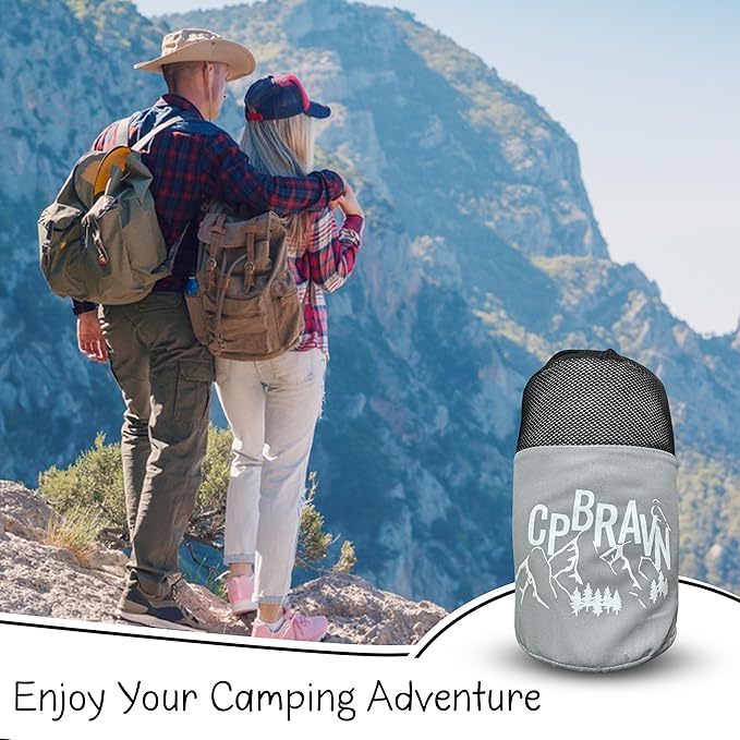 Sleeping Bag Liner XL-Lightweight Adult Sleep Sack – Cotton Summer Sleeping Bag for Adults – Washable Self Tan Sleep Sack – Travel Sheets for Camping & Travel – Compact Camping Bedding