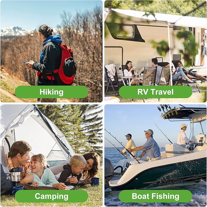 80 Portable Toilet Bags, Camping Toilet Bags, 5-8 Gallon Compostable Bags, Biodegradable Toilet Bags for 5-8 Gallon Bucket Toilet Seat, Biodegradable Waste Bags for Outdoor Boating Travel Camping