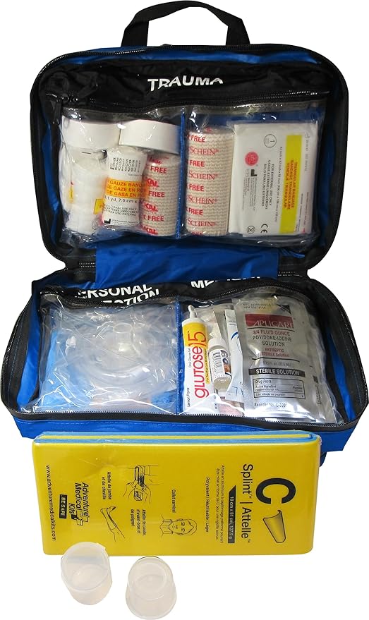 Adventure Medical Kits Pro Series Emergency Medical Kit - Guide I - First Aid Backcountry Medical Kit with C-Splint, CPR Mask, Stethoscope & More - Waterproof Medical Kit