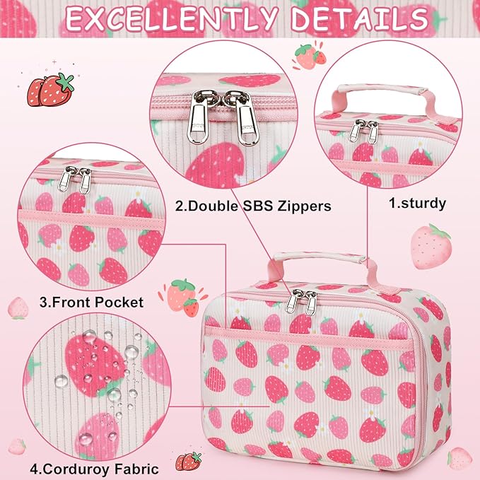 LOIDOU Lunch Box for Kids Boys Girls Insulated Lunch Bag Thermal Meal Tote Reusable Lunch Pail Bags for School Travel