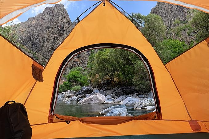 Vela Camping Tent for 2 Person, 4 Person, 6 Person - Waterproof Two Person Tents for Camping, Small Easy Up Tent for Family, Outdoor, Kids, Scouts in All Weather and All Season by Clostnature