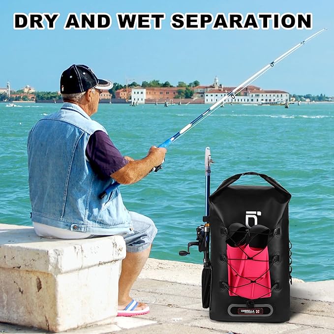 IDRYBAG Waterproof Backpack for Men Women Dry Bags Waterproof Bags for Kayaking
