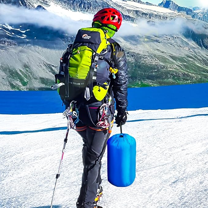 OBTANIM Camping Sleeping Bags Portable Waterproof Sleeping Bag for Adults Kids 4 Seasons Winter, Fall, Spring, Summer Backpacking Hiking Camping Mountaineering Indoor Outdoor Use