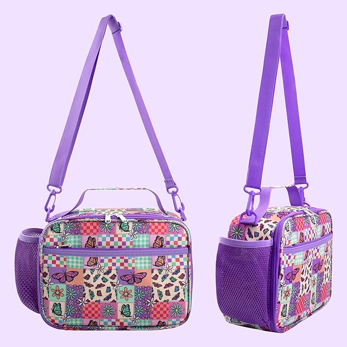 RLGPBON Kids Lunch Box for Girls Lunch Bag Insulated Durable Lunch Box Children Lunch Tote Bag for School
