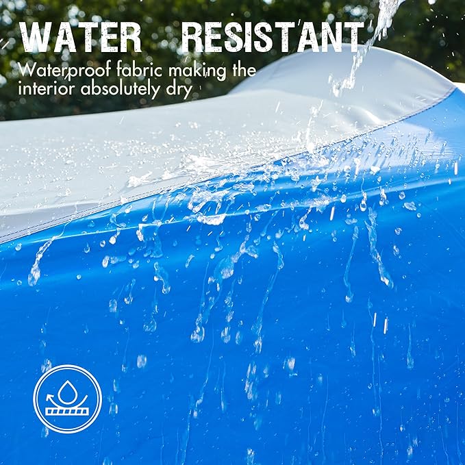 PORTAL 6/8/10 Person Family Camping Tent with Screen Room, Water Resistant Big Tunnel Tent with Rainfly, Large Family Tent for Outdoor Camping, Party