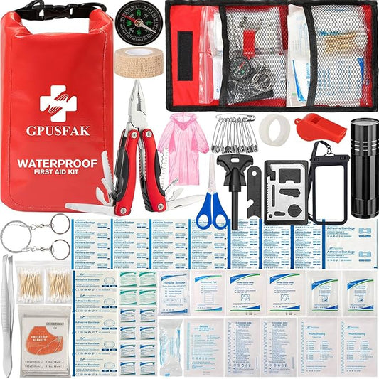 Boat Emergency Kit 2-in-1 Waterproof First Aid Kit