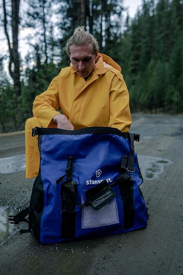 Stansport Waterproof Dry Gear Duffel Bag - 65 Liter (19.82 Gallon)