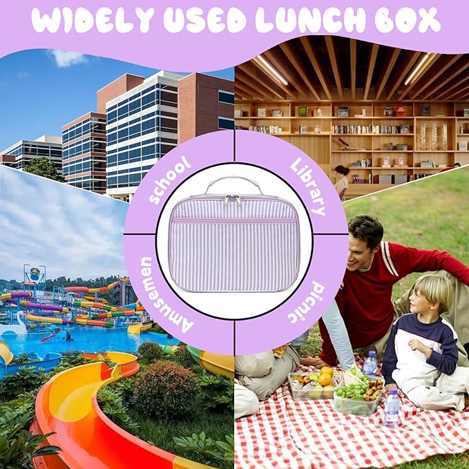 CAMTOP Lunch Box Kids Insulated Lunch Bag Small Cooler Thermal Meal Thermal lunchbox for Girls Boys School Picnics