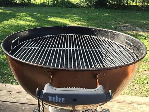 Noa Store 22 Inch Stainless Steel Grill Grate Round Hinged Cooking Grill Grate Used as Replacement Grill Grate, Fire Cooking Grate and BBQ Grill Grates Replacement