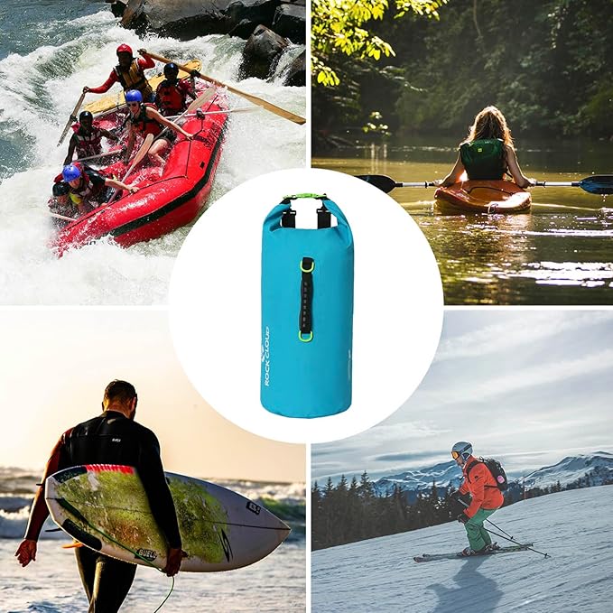 ROCK CLOUD Dry Bag Waterproof 20L Dry Sack for Kayaking Rafting Boating Beach Surfing Swimming Canoe Camping Hiking Fishing Ski