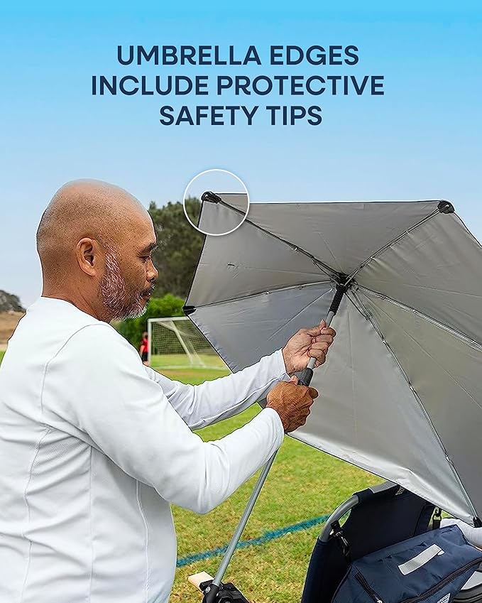 Sport-Brella Versa-Brella SPF 50+ Adjustable Umbrella with Universal Clamp