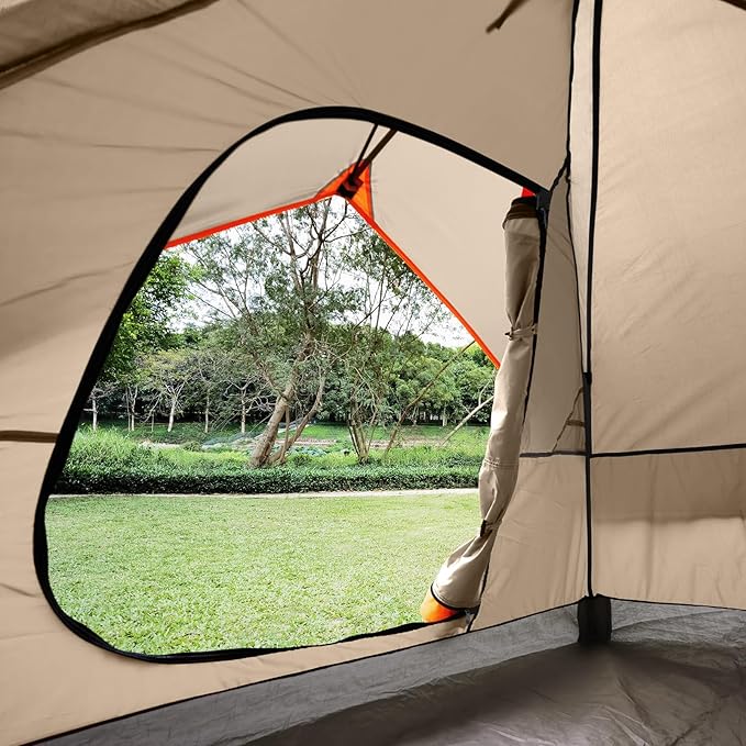 UNP Camping Tent 2/3/4/6 Person Dome Tent, Easy to Set Up for Camping, Lightweight Camping Tent, Portable Camping Tent for Outdoor and Backpacking Beaches