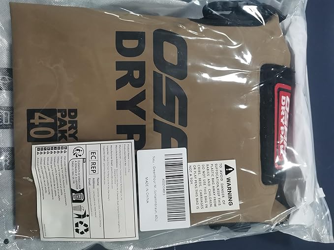 Motorcycle Dry Bag - Waterproof Motorcycle Duffle & Luggage Tail Bag Saddle Bags with Roll Top Closure, Large Storage Space,for Motorcycle Back Seat(MudBrown, 40L)