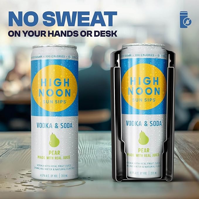 Frost Buddy Universal Buddy Can Cooler - Fits All - For Regular 12 & 16 oz or Slim-Size Bottles - Insulated Double-Walled Stainless Steel (Dark Night)