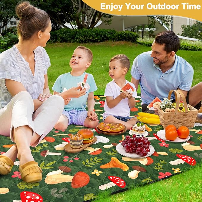 ICOSY Picnic Blankets Beach Blanket, Waterproof Outdoor Blanket Sandproof Picnic Camping Mat Camping Essentials 78" x 59"