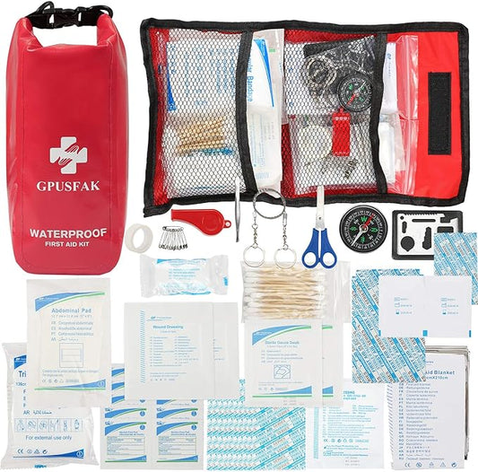 Boat Emergency Kit 2-in-1 Waterproof First Aid Kit