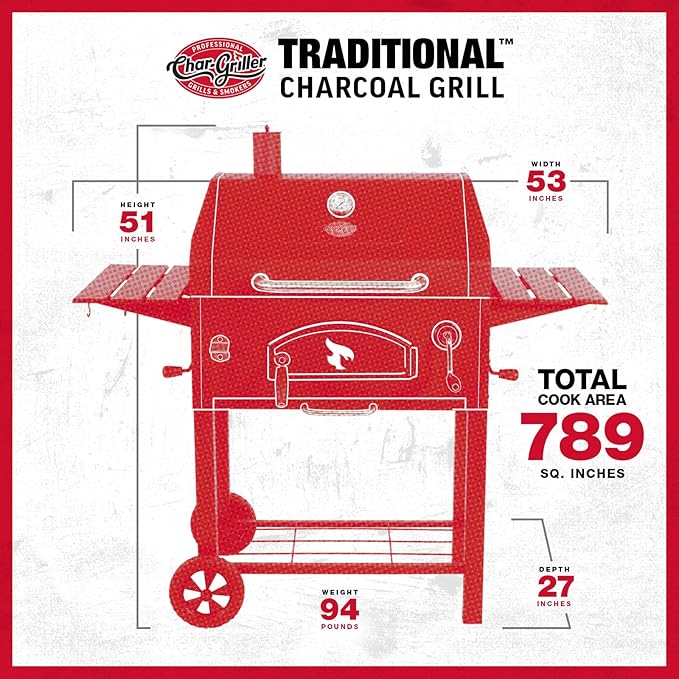 Char-Griller Traditional Charcoal Grill