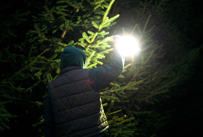 G & F Products 2 Pack 360 LED Lanterns flashlights Emergency Lights with Magnet Base for Super Bright, Long-Lasting Run-time, Battery Powered Outdoor LED Lantern, 200 Lumens