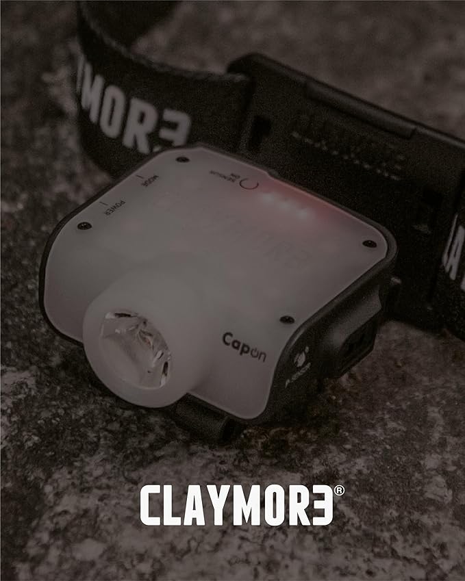 CLAYMORE Capon Wearable Kit - Convertible Headlamp & Clip Lantern for Camping, Hiking, and Outdoor Adventures, Portable & Easy Attachment