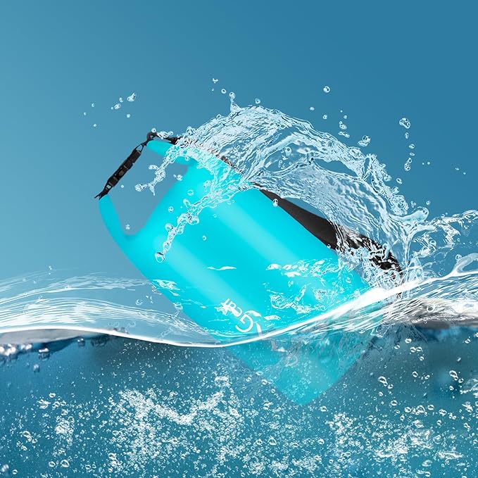 OMGear Waterproof Dry Bag Backpack Phone Pouch 40L/30L/20L/10L/5L Floating Dry Sack for Kayaking Boating Outdoors Activities