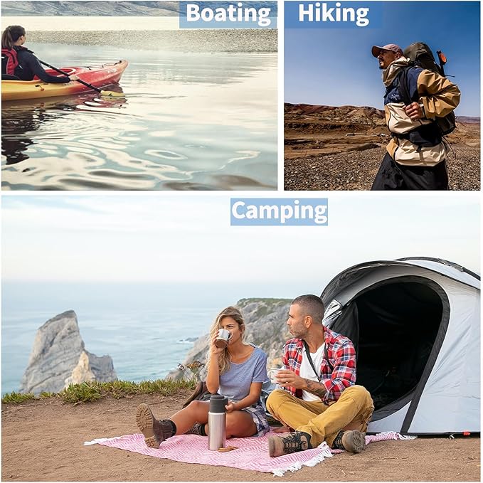 Waterproof Dry Bags 3 Pack (5L, 10L, 20L) - Lightweight Waterproof Storage Bags for Travel, Boating, Fishing, Rafting, Swimming, Camping & Outdoor Activities - Durable & Compact Design - Grey