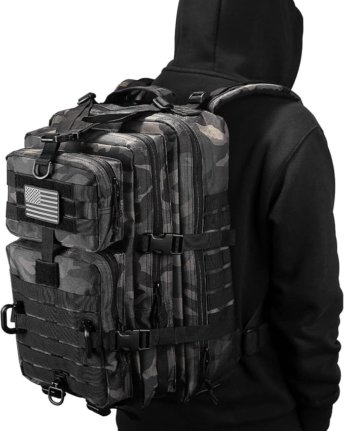 MOLLE Assault Pack, Tactical Backpack Military Army Camping Rucksack, 3-Day Pack