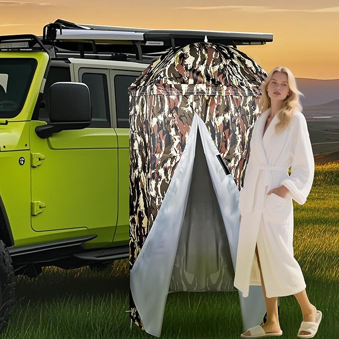 Upgrade XL Portable Toilet Camping Toilet,Foldable Travel Toilet Sturdy Stainless Steel Frame Portable Toilet for Camping,Hiking,Boating,Outdoor,Home