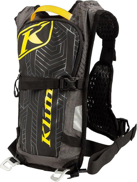 KLIM Quench Pak Hydration Backpack Gray - Includes 1.5/2 Liter KILM Hydrapack Reservoir