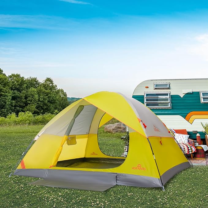 2-12 Person Tents for Camping Waterproof, Backpack Double Layer Tents, Perfect Picnics, Fishing and Backyard Camping