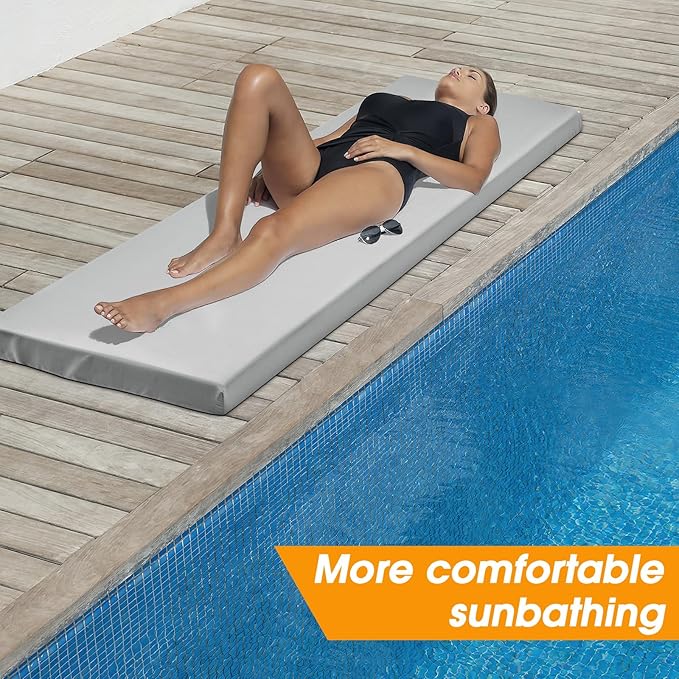 CYMULA Camping Cot Mattress 2in Memory Foam Sleeping Pad,Soft Warm Non-Slip Camping Mattress Topper with Retaining for Adults,Portable Roll up Pad for Travel(75 x30)(only Mattress)