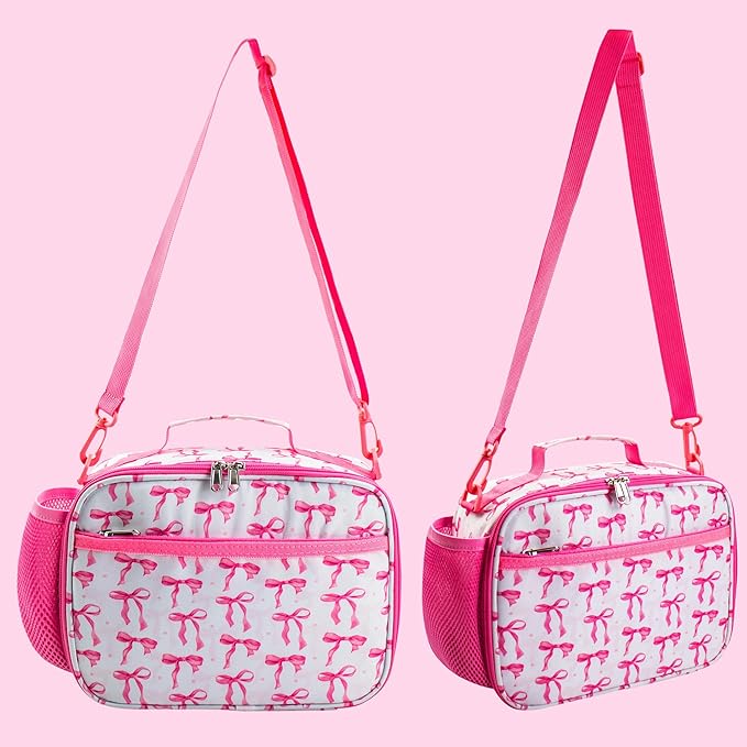 RLGPBON Kids Lunch Box for Girls Lunch Bag Insulated Durable Lunch Box Children Lunch Tote Bag for School