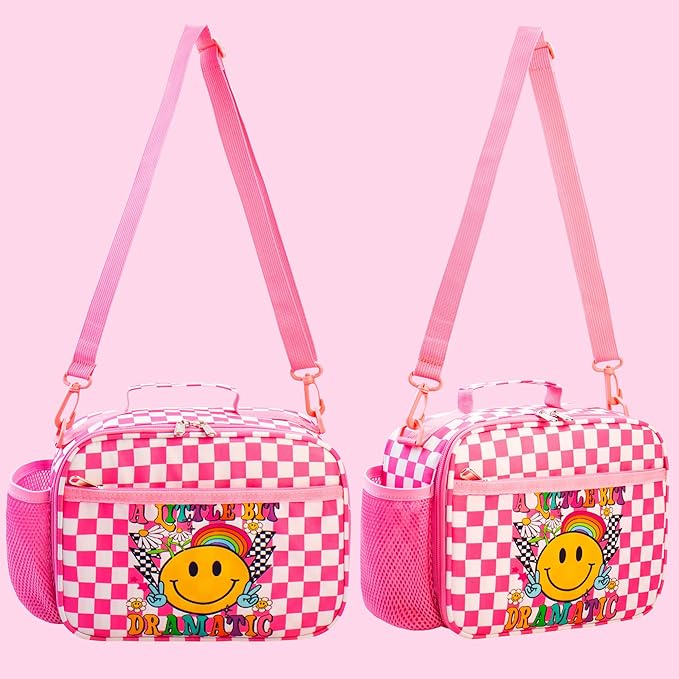 RLGPBON Kids Lunch Box for Girls Lunch Bag Insulated Durable Lunch Box Children Lunch Tote Bag for School
