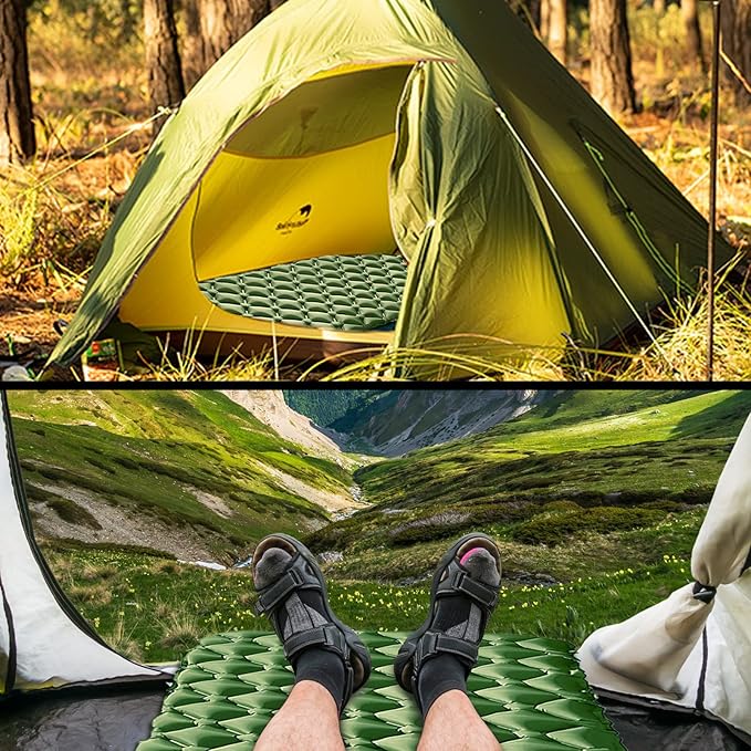 Sleeping pad,Camping pad,for Camping, Hiking, Kayaking, or Any Other Outdoor Activity.(Includes Repair kit & Inflatable Bag)